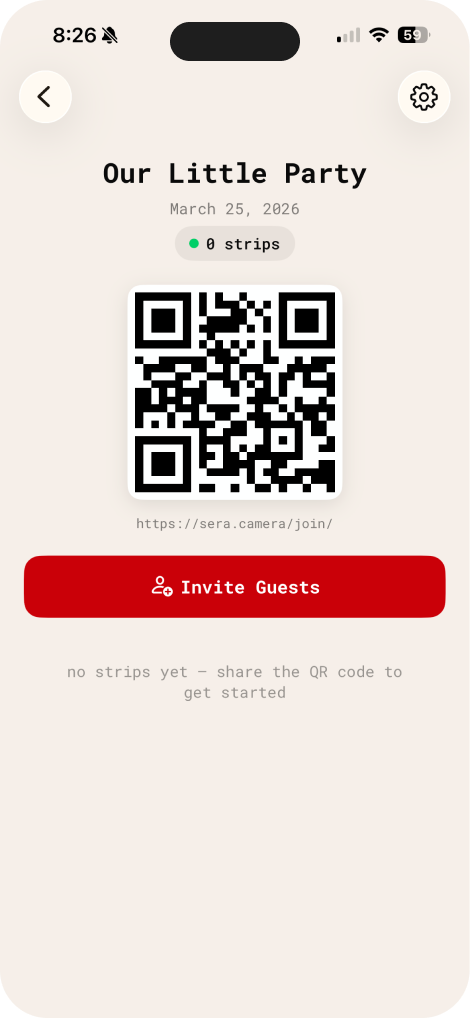 Sera collections — shared photo sessions